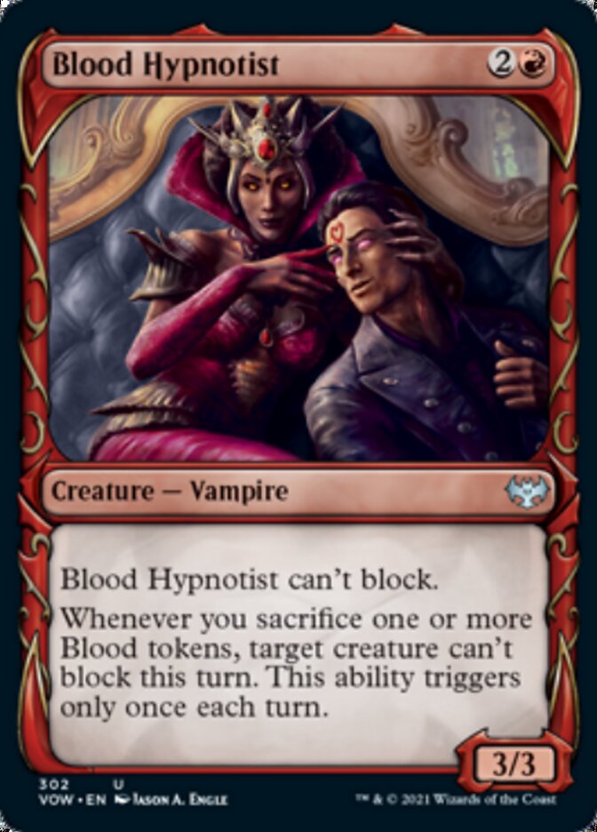 Blood Hypnotist (Showcase Fang Frame) [Innistrad: Crimson Vow] | Exor Games New Glasgow