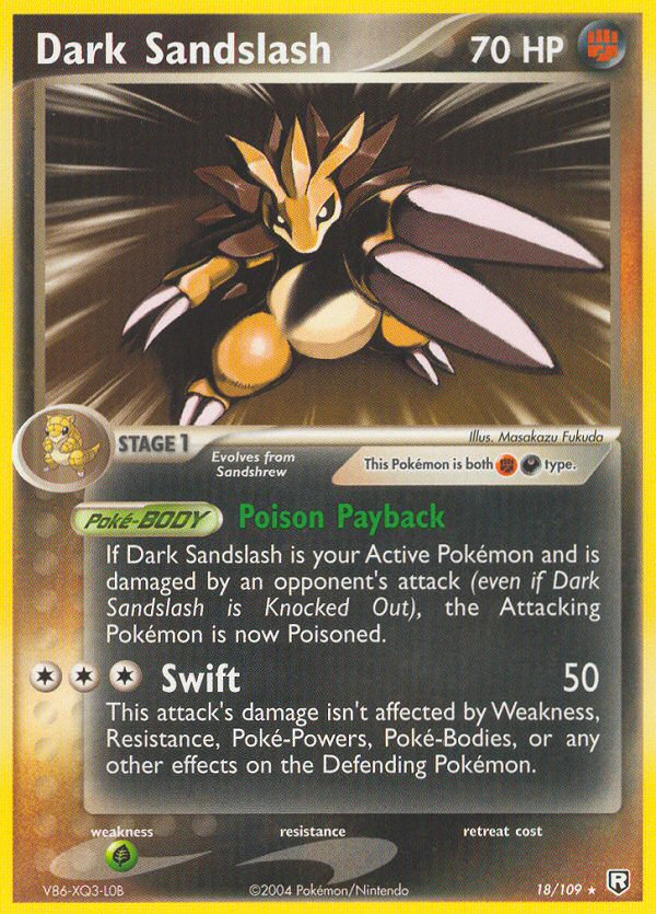 Dark Sandslash (18/109) [EX: Team Rocket Returns] | Exor Games New Glasgow