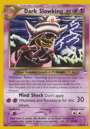 Dark Slowking (20/105) [Neo Destiny Unlimited] | Exor Games New Glasgow