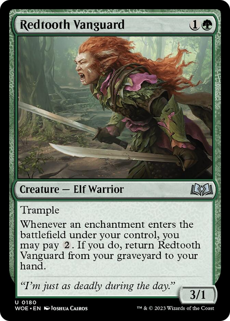 Redtooth Vanguard [Wilds of Eldraine] | Exor Games New Glasgow