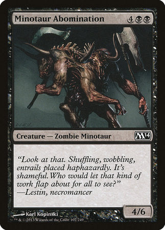 Minotaur Abomination [Magic 2014] | Exor Games New Glasgow