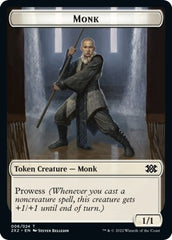 Wrenn and Six Emblem // Monk Double-sided Token [Double Masters 2022 Tokens] | Exor Games New Glasgow