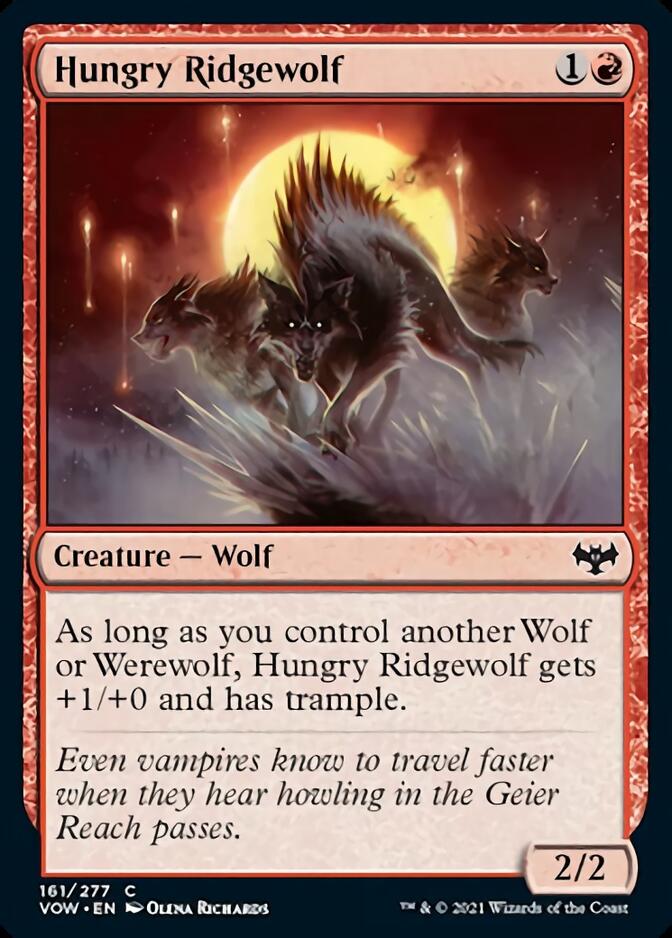 Hungry Ridgewolf [Innistrad: Crimson Vow] | Exor Games New Glasgow