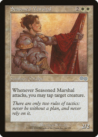 Seasoned Marshal [Urza's Saga] | Exor Games New Glasgow