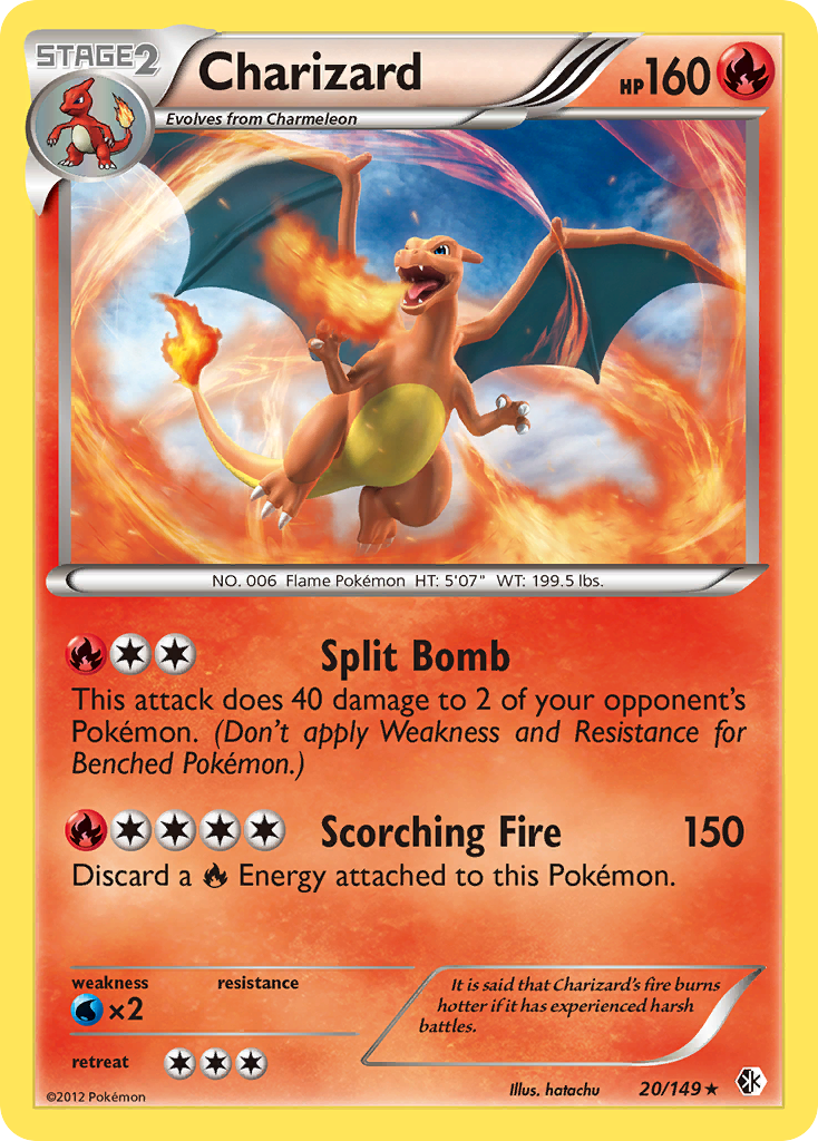 Charizard (20/149) [Black & White: Boundaries Crossed] | Exor Games New Glasgow