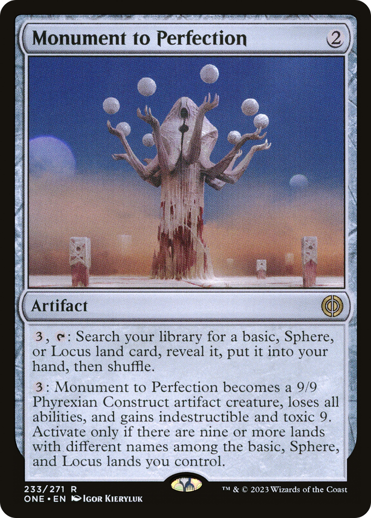 Monument to Perfection [Phyrexia: All Will Be One] | Exor Games New Glasgow