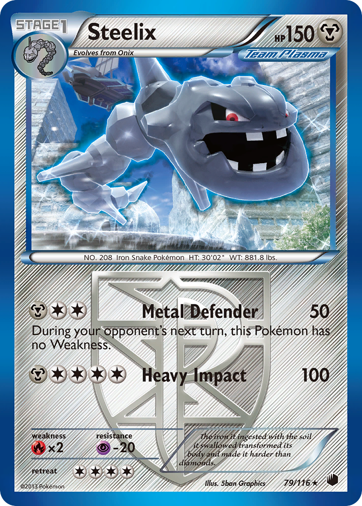 Steelix (79/116) [Black & White: Plasma Freeze] | Exor Games New Glasgow