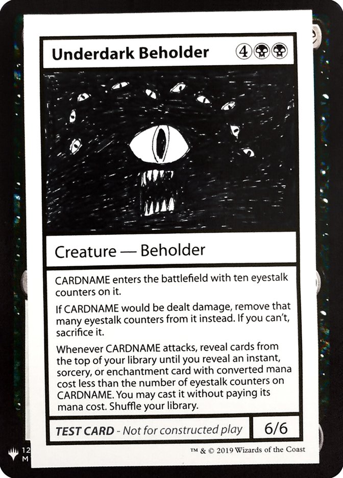 Underdark Beholder [Mystery Booster Playtest Cards] | Exor Games New Glasgow