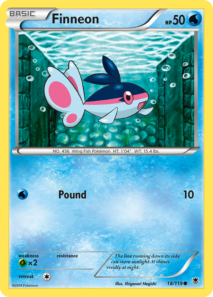 Finneon (18/119) [XY: Phantom Forces] | Exor Games New Glasgow