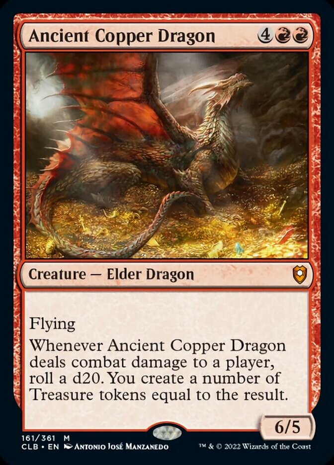 Ancient Copper Dragon [Commander Legends: Battle for Baldur's Gate] | Exor Games New Glasgow