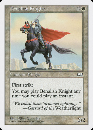 Benalish Knight [Anthologies] | Exor Games New Glasgow