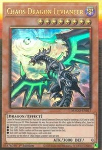 Chaos Dragon Levianeer (Alternate Art) [MAGO-EN017] Gold Rare | Exor Games New Glasgow