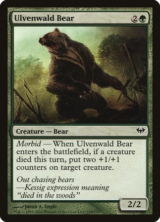 Ulvenwald Bear [Dark Ascension] | Exor Games New Glasgow