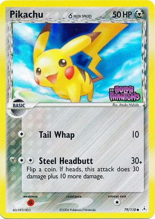 Pikachu (79/110) (Delta Species) (Stamped) [EX: Holon Phantoms] | Exor Games New Glasgow