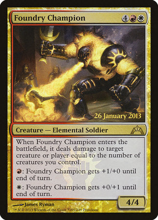 Foundry Champion [Gatecrash Promos] | Exor Games New Glasgow