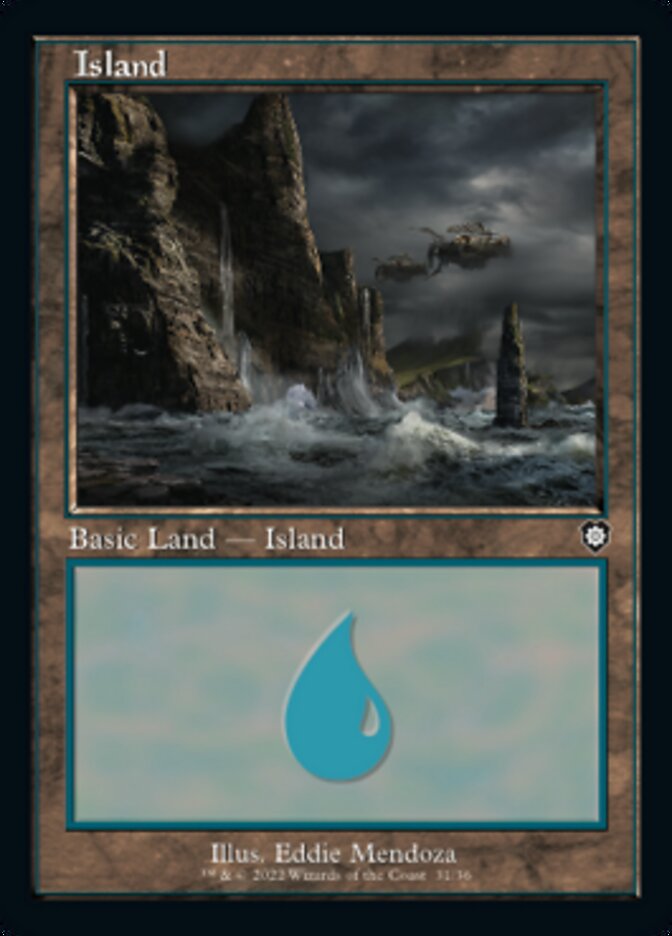 Island (031) (Retro) [The Brothers' War Commander] | Exor Games New Glasgow