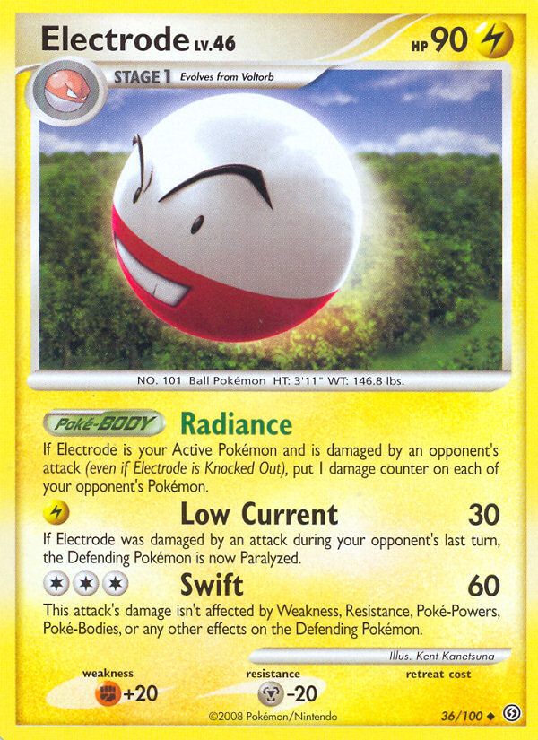 Electrode (36/100) [Diamond & Pearl: Stormfront] | Exor Games New Glasgow