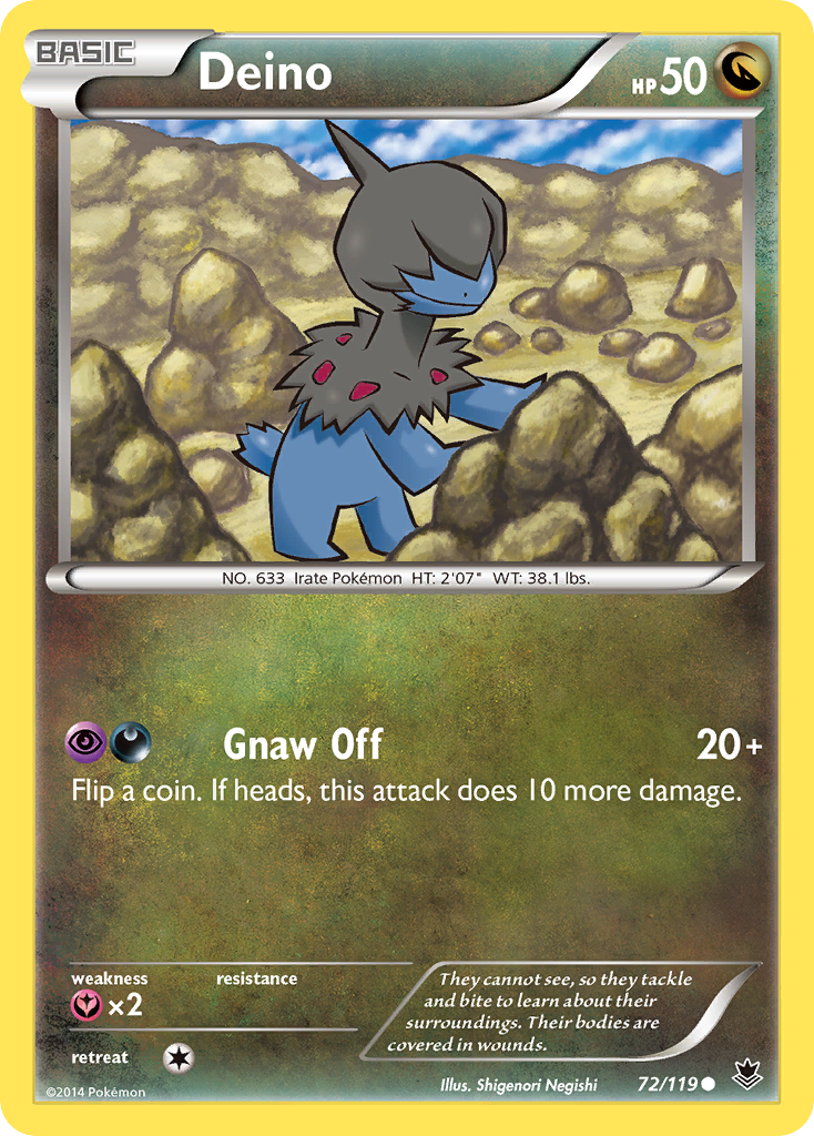 Deino (72/119) [XY: Phantom Forces] | Exor Games New Glasgow