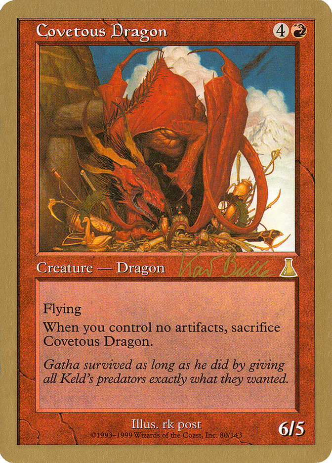 Covetous Dragon (Kai Budde) [World Championship Decks 1999] | Exor Games New Glasgow