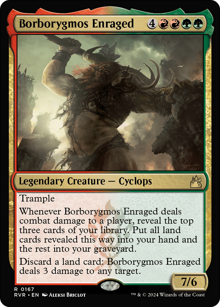 Borborygmos Enraged [Ravnica Remastered] | Exor Games New Glasgow