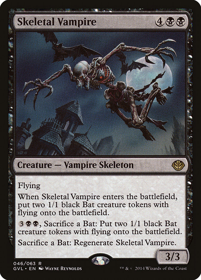 Skeletal Vampire (Garruk vs. Liliana) [Duel Decks Anthology] | Exor Games New Glasgow