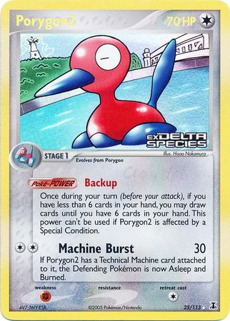 Porygon2 (25/113) (Stamped) [EX: Delta Species] | Exor Games New Glasgow