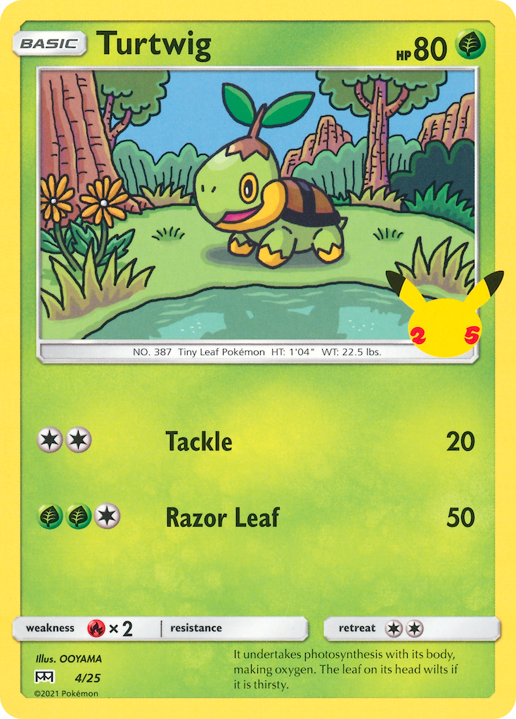 Turtwig (4/25) [McDonald's 25th Anniversary] | Exor Games New Glasgow