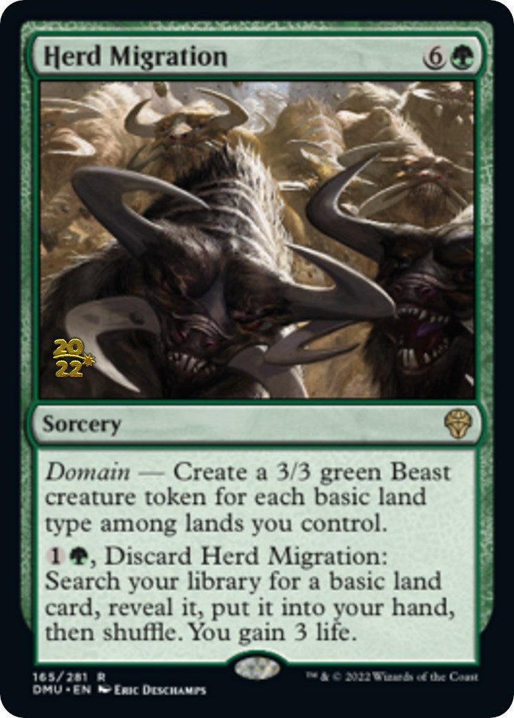 Herd Migration [Dominaria United Prerelease Promos] | Exor Games New Glasgow