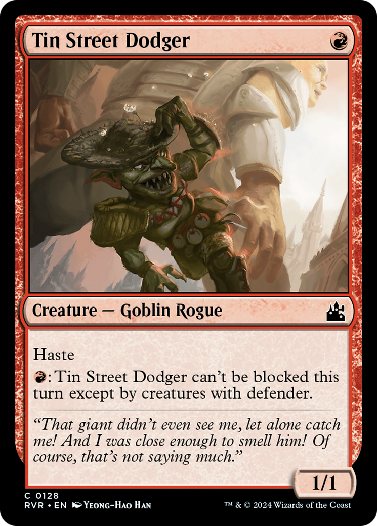 Tin Street Dodger [Ravnica Remastered] | Exor Games New Glasgow