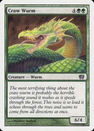 Craw Wurm [Eighth Edition] | Exor Games New Glasgow