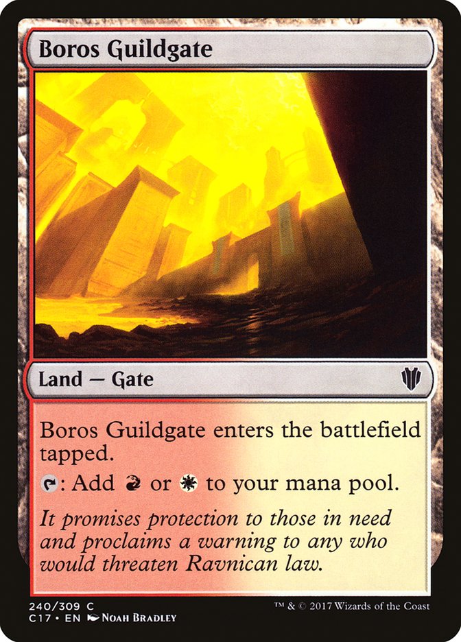 Boros Guildgate [Commander 2017] | Exor Games New Glasgow