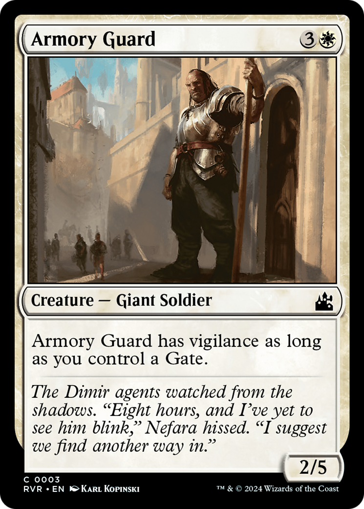 Armory Guard [Ravnica Remastered] | Exor Games New Glasgow