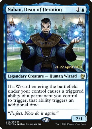 Naban, Dean of Iteration [Dominaria Promos] | Exor Games New Glasgow