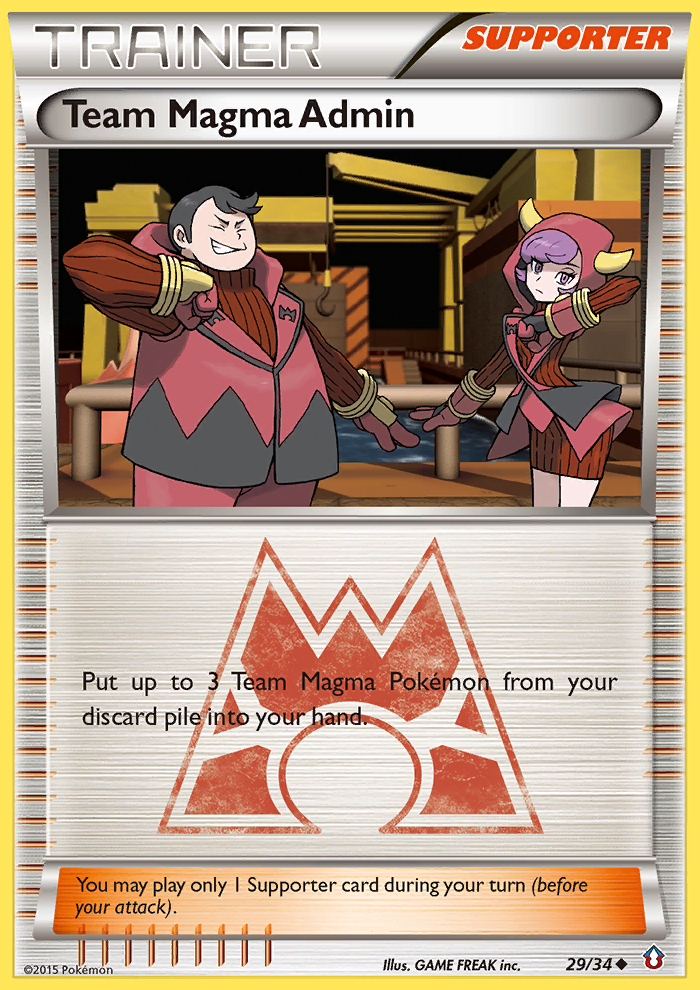 Team Magma Admin (29/34) [XY: Double Crisis] | Exor Games New Glasgow