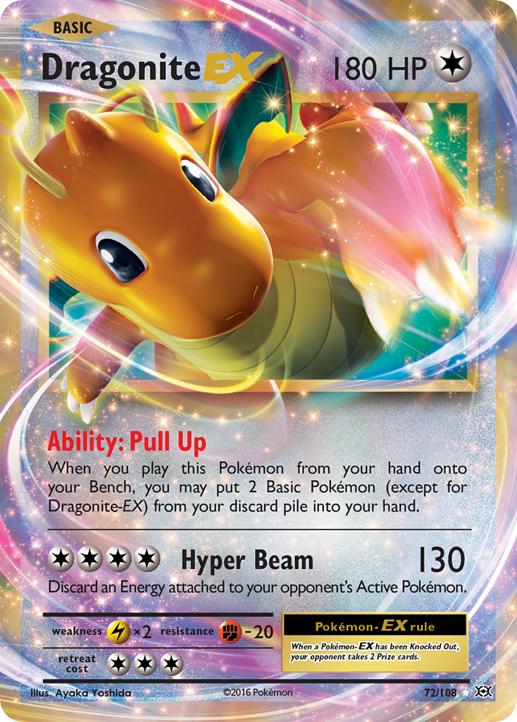 Dragonite EX (72/108) [XY: Evolutions] | Exor Games New Glasgow