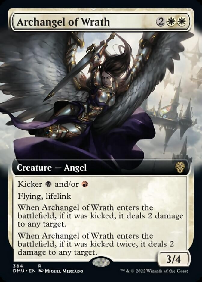 Archangel of Wrath (Extended Art) [Dominaria United] | Exor Games New Glasgow