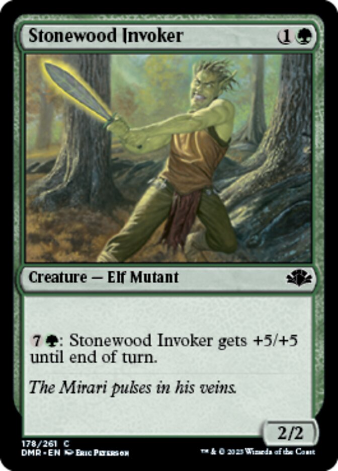 Stonewood Invoker [Dominaria Remastered] | Exor Games New Glasgow