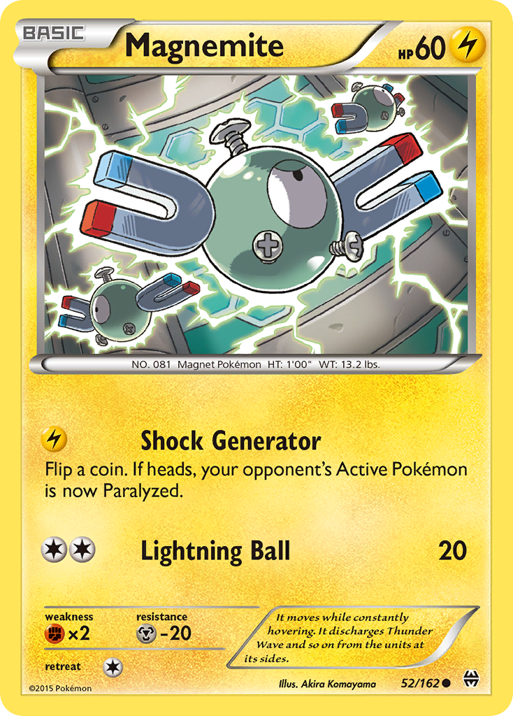 Magnemite (52/162) [XY: BREAKthrough] | Exor Games New Glasgow