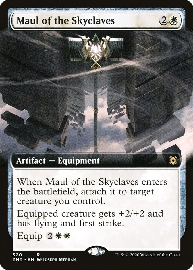 Maul of the Skyclaves (Extended Art) [Zendikar Rising] | Exor Games New Glasgow