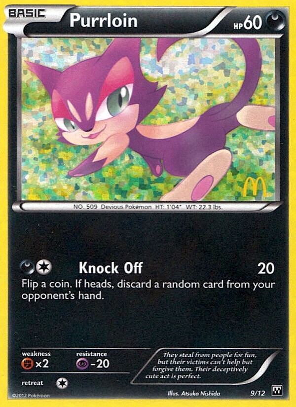 Purrloin (9/12) [McDonald's Promos: 2012 Collection] | Exor Games New Glasgow