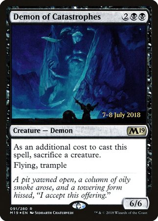 Demon of Catastrophes [Core Set 2019 Promos] | Exor Games New Glasgow