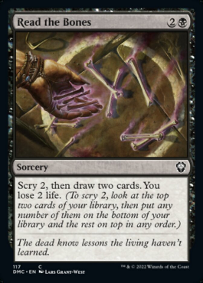 Read the Bones [Dominaria United Commander] | Exor Games New Glasgow