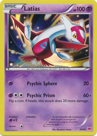 Latias (30/30) [XY: Trainer Kit 2 - Latias] | Exor Games New Glasgow