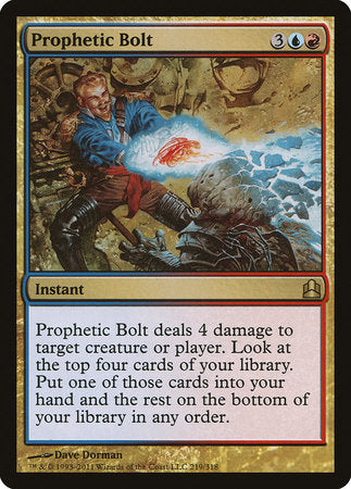 Prophetic Bolt [Commander 2011] | Exor Games New Glasgow