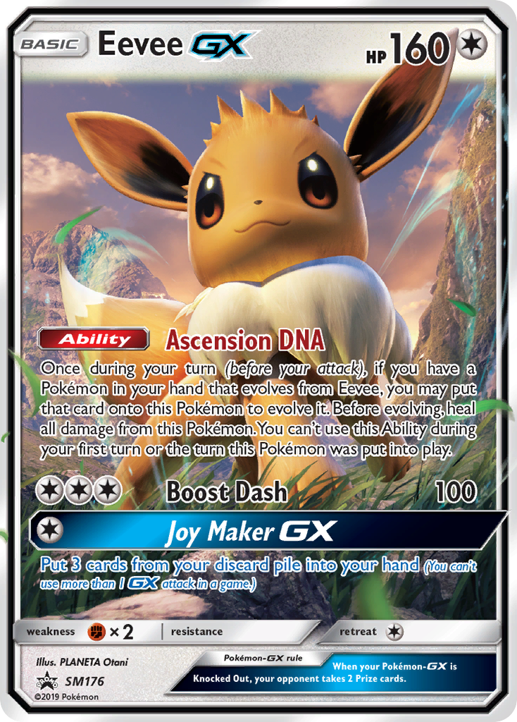 Eevee GX (SM176) (Jumbo Card) [Sun & Moon: Black Star Promos] | Exor Games New Glasgow