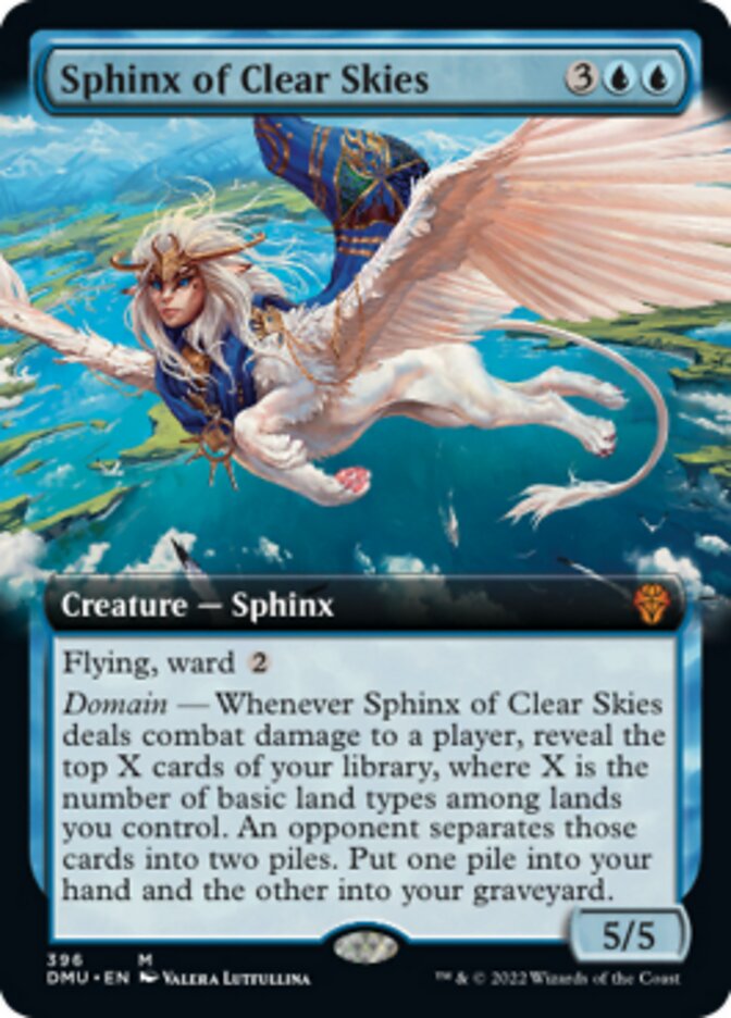 Sphinx of Clear Skies (Extended Art) [Dominaria United] | Exor Games New Glasgow