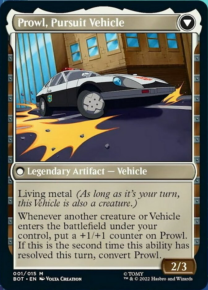 Prowl, Stoic Strategist // Prowl, Pursuit Vehicle [Universes Beyond: Transformers] | Exor Games New Glasgow