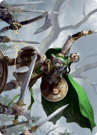 Maja, Bretagard Protector Art Card (Gold-Stamped Signature) [Kaldheim: Art Series] | Exor Games New Glasgow