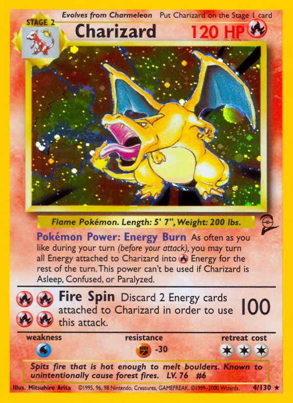 Charizard (4/130) [Base Set 2] | Exor Games New Glasgow