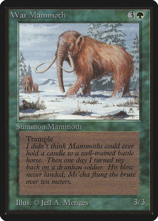 War Mammoth [Limited Edition Beta] | Exor Games New Glasgow